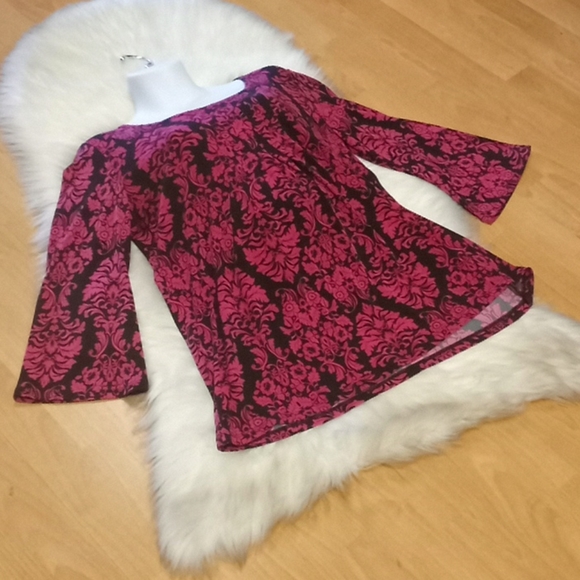 Susan Graver Printed Blouse - Picture 9 of 12